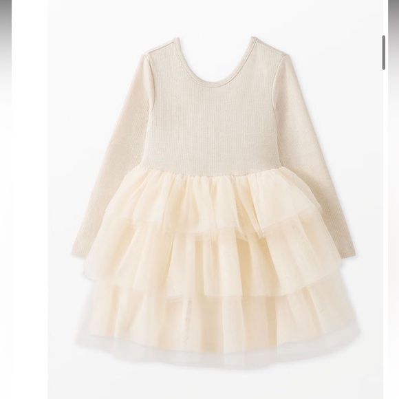 Hanna Andersson Other - Hanna Andersson Cream Tulle Dress* size is 6/7